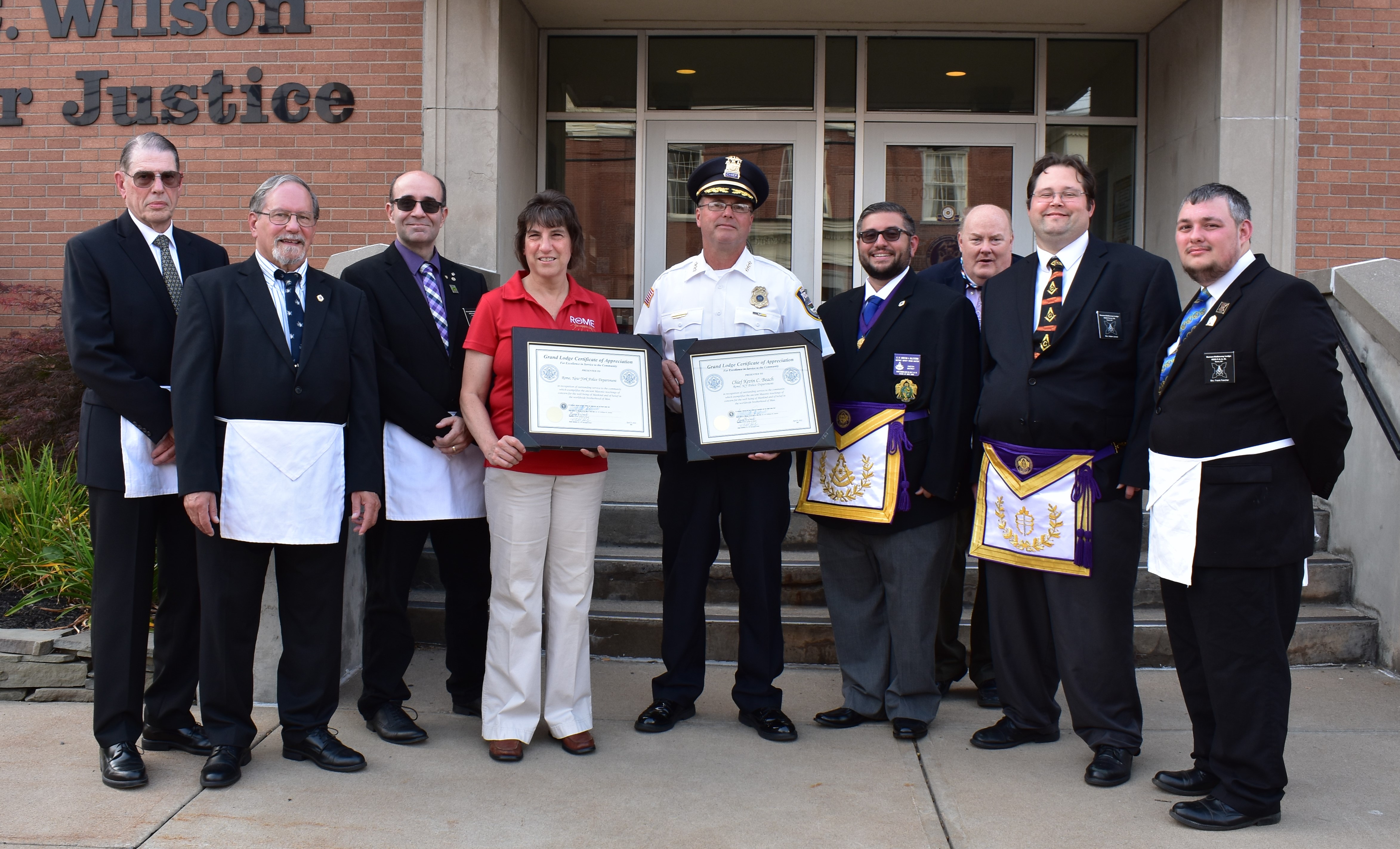 Preswentation to the Police Department